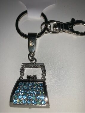 Crystal bag/purse charm Keychain